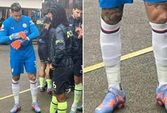 Ο Έντερσον της Μάντσεστερ Σίτι αγωνίστηκε με κάλτσες της... Κρίσταλ Πάλας