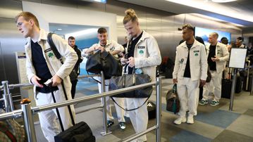 Η αναχώρηση του Παναθηναϊκού για τη Φλωρεντία