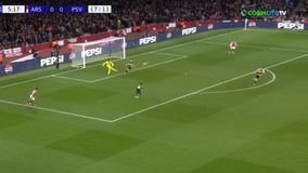 Τα highlights της αναμέτρησης Άρσεναλ - Αϊντχόφεν 2-2