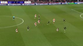 Η Άρσεναλ άνοιξε το σκορ επί της Αϊντχόφεν με ωραίο γκολ του Ζιντσένκο (vid)