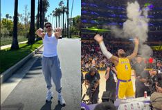 Ο Κωνσταντίνος Αργυρός παρακολούθησε από κοντά τον ΛεΜπρόν και τους Λέικερς (vids)