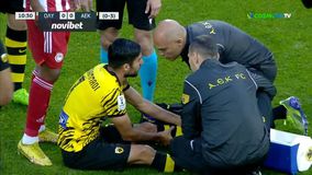 Ολυμπιακός - ΑΕΚ: Τραυματίστηκε και αντικαταστάθηκε ο Μοχαμάντι