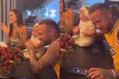 Ο Νεϊμάρ γιόρταζε τα γενέθλια της κόρης του, αλλά το μυαλό του ήταν στο... πόκερ (vid)