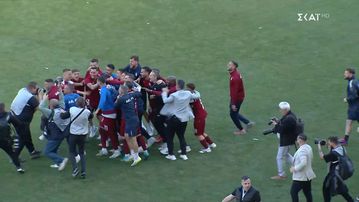 ΑΕΛ - ΠΑΣ Γιάννινα | Πανηγυρισμοί με τη λήξη στο AEL FC Arena - Ένα με τον κόσμο οι παίκτες