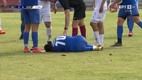 «Δολοφονικό» μαρκάρισμα στο Αιγάλεω - Απόλλων Σμύρνης - Είδε την κόκκινη ο Ερέρα (vid)