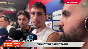 Λαρεντζάκης: «Μας στοίχισαν οι χαμένες βολές - Πάμε στο ΟΑΚΑ για να κερδίσουμε»