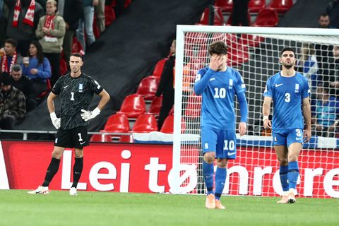 Κατάρρευση για την Εθνική: Δέχτηκε σε 85 δευτερόλεπτα δύο γκολ και η Δανία βρίσκεται μπροστά με 3-0 (vid)