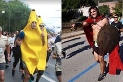 Οι ενδυμασίες που έκλεψαν την παράσταση στον 40ό Μαραθώνιο της Αθήνας (pics)