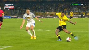 Ο Αραούχο με τρομερή ενέργεια κι εκτέλεση έκανε το 2-0 για την ΑΕΚ εναντίον της Λαμίας