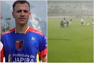 Σοκ στη Βραζιλία: Κεραυνός σκότωσε ποδοσφαιριστή εν ώρα αγώνα (vid)