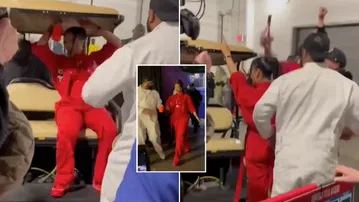 Με χορό και σαμπάνιες γιόρτασε η Ριάνα το φαντασμαγορικό της show στον τελικό του Super Bowl (vid)