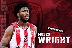 Ο Μόουζες Ράιτ στο Sportal για το ντέρμπι με τον Παναθηναϊκό: «Θέλω να προσφέρω τάπες και καρφώματα - Είμαι έτοιμος για τον Λεσόρ» (vid)