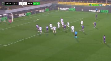 «Τηλεκατευθυνόμενο» σουτ του Μαντράγκορα για το 1-0 της Φιορεντίνα