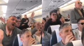 Οπαδοί της ΑΕΚ τραγουδούν στο αεροπλάνο και ζητούν το ευρωπαϊκό - Τα βίντεο του Sportal