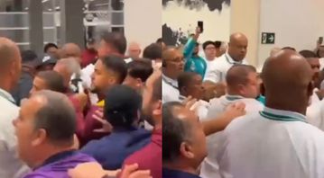 Χάος μετά το ντέρμπι Κορίνθιανς - Παλμέιρας: Γενική σύρραξη στον δρόμο για τα αποδυτήρια (vid)