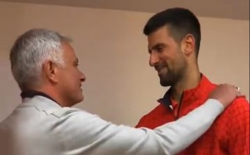 Ο Μουρίνιο είδε από κοντά τον αγώνα του Τζόκοβιτς - Το ιδιαίτερο δώρο του Σέρβου στον «Special One» (vids)