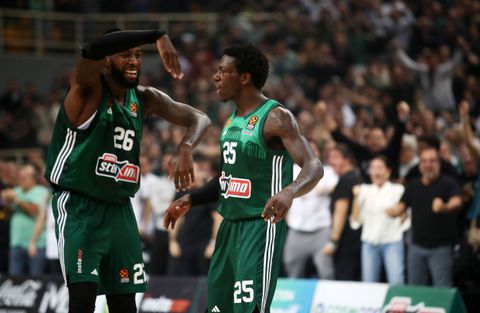 «Πρασίνισε» η καλύτερη πεντάδα της Euroleague - Διπλή εκπροσώπηση του Παναθηναϊκού!