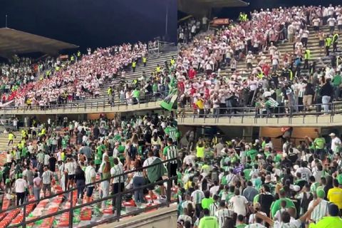 Μία σύλληψη μετά από επεισόδια οπαδών σε αγώνα του Κόπα Λιμπερταδόρες (vid)