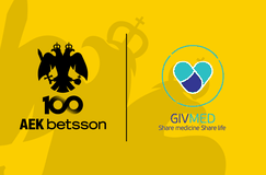 Η διαφορετική δράση της ΑΕΚ Betsson στο παιχνίδι με τη Βόννη: Συγκεντρώνει φάρμακα για τους συνανθρώπους μας