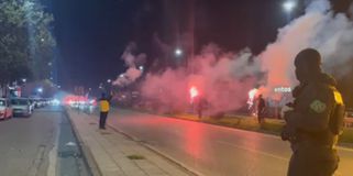 Οι φίλοι της ΑΕΚ υποδέχονται την αποστολή στο Αγρίνιο