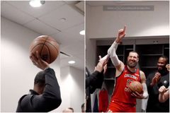 Ο Γιόνας Βαλαντσιούνας ξεπέρασε τους 11.000 πόντους στο ΝΒΑ και οι Πέλικανς τον τίμησαν δεόντως (vids)