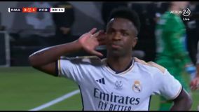 Εντυπωσιακός ο Βινίσιους: Χατ τρικ από το πρώτο ημίχρονο κόντρα στην Μπαρτσελόνα