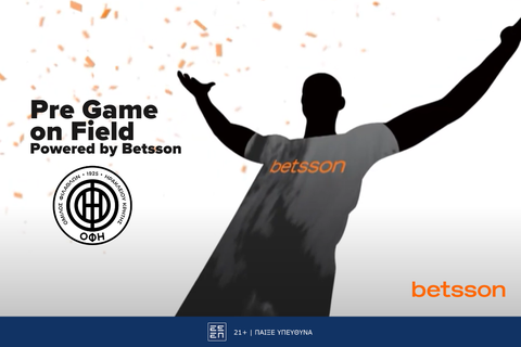 Pre Game on Field Powered by Betsson λίγο πριν τη σέντρα του αγώνα ΟΦΗ – Αστέρας Τρίπολης