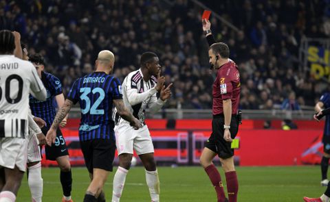 Απίστευτη φάση στο Ίντερ - Γιουβέντους με αποβολή... φάντασμα! (vid)