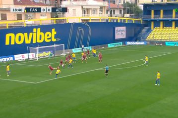 Το αδιανόητο γκολ του Ματσάν για το 1-0 του Παναιτωλικού