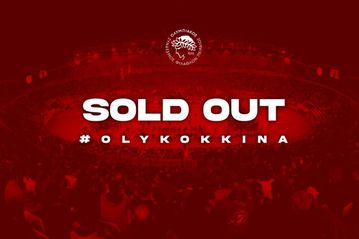 «Φωτιά και λάβα» το ΣΕΦ: Sold out και στις επιστροφές για το Ολυμπιακός - Μακάμπι
