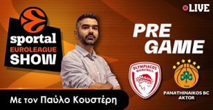 Pre game για το Ολυμπιακός - Παναθηναϊκός στο Sportal με LIVE εικόνα από το ΣΕΦ