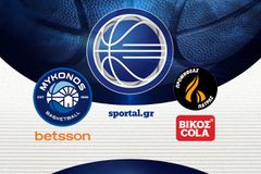 LIVE: ΜΥΚΟΝΟΣ BETSSON - ΠΡΟΜΗΘΕΑΣ ΒΙΚΟΣ COLA