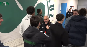 Η αγκαλιά Ταμπόρδα - Αλαφούζου και οι ξέφρενοι πανηγυρισμοί: Η παρακάμερα του Παναθηναϊκός -Μπέτις (vid)