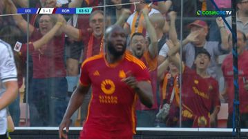 Με καρφωτή κεφαλιά του Λουκάκου η Ρόμα ισοφάρισε την Ουντινέζε