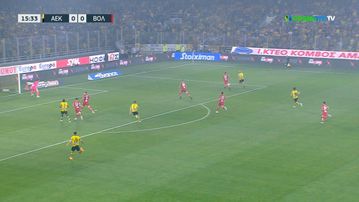 Ο Τσούμπερ άνοιξε το σκορ για την ΑΕΚ (vid)