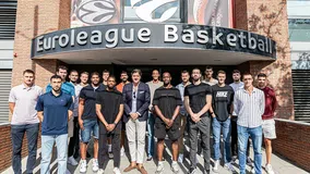 Οι παίκτες της Euroleague συναντήθηκαν με τον Μποντιρόγκα - Πίτερς και Γκριγκόνις εκπροσώπησαν Ολυμπιακό και Παναθηναϊκό