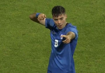 Το γκολ του Τζίμα που χάρισε τη νίκη στην Εθνική Ελπίδων κόντρα στη Λετονία