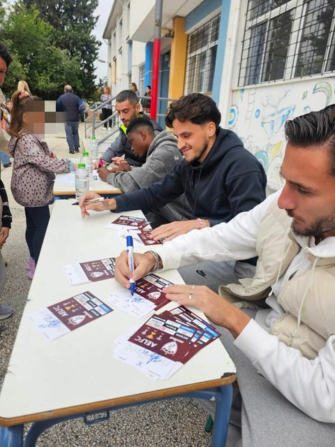 H ΑΕΛ Novibet επισκέφτηκε Δημοτικό Σχολείο της Λάρισας