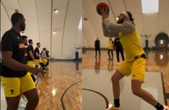 Προπόνηση στο AEK BC Academy Sports Center για την ΑΕΚ Betsson λόγω... συναυλίας (vid)