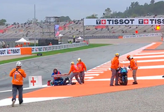 Το άσχημο ατύχημα του Χουέρτας στο FP1 της Moto2 στη Βαλένθια (pics)