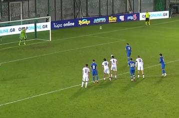 Ο Τζίμας άνοιξε το σκορ με πέναλτι για την Ελλάδα κόντρα στη Γεωργία