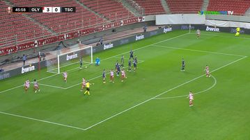 Ολυμπιακός - Τόπολα: Με αυτογκόλ του Ίλιτς έγινε το 4-0  και ο Ντάκοβατς μείωσε σε 4-1