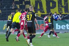 Τι είπε ο Κουτσιαύτης για τις αμφισβητούμενες φάσεις του Άρης - Ολυμπιακός και την πτώση του Ντεσπόντοφ