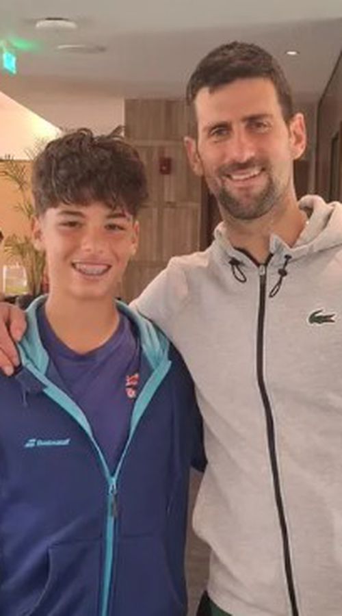 Ο Ραφαήλ Παγώνης συνάντησε τον Νόβακ Τζόκοβιτς