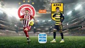 Η «μάχη» μεταξύ Ολυμπιακού και Άρη στο «Γ. Καραϊσκάκης»