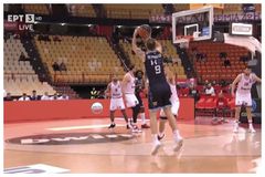 Τρία συνεχόμενα τρίποντα από τον «καυτό» Πετρόπουλο και μπροστά στο σκορ ο Κολοσσός Ρόδου