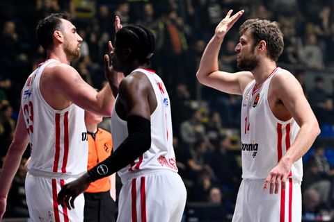 Στην έκτη θέση των πιο ευρείων νικών το +38 του Ολυμπιακού στο Βελιγράδι