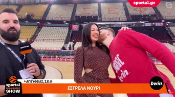 Ο Ουόκαπ έκανε «ντου» στην κάμερα του Sportal και φίλησε Live την Εστρέλα! (vid)