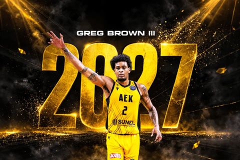 Στην ΑΕΚ μέχρι το 2027 ο Γκρεγκ Μπράουν
