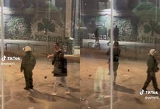 Ο Βασίλης Μπισμπίκης έξω από τη θύρα 13 την ώρα των επεισοδίων (vid)